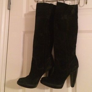 Lightly Worn Michael Kors Suede Boots