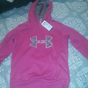 Pink Under Armour Hoodie