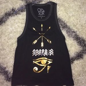 Chaser Brand "flash tattoos" tank