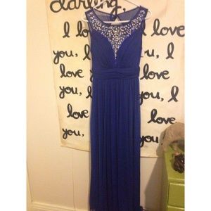 Formal Cobalt Blue Dress