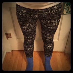 Black & White winter leggings