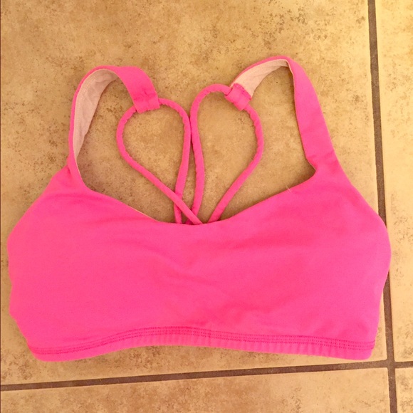 Lululemon Free to Be Sports Bra size 4 in pink!