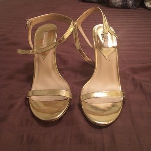 Gold heels