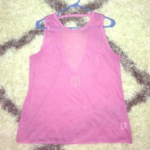 Chaser Brand linen tank