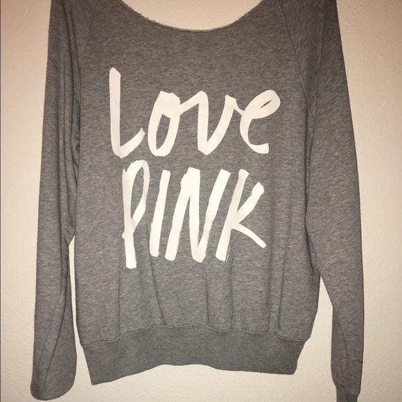 Never worn vs pink sweater