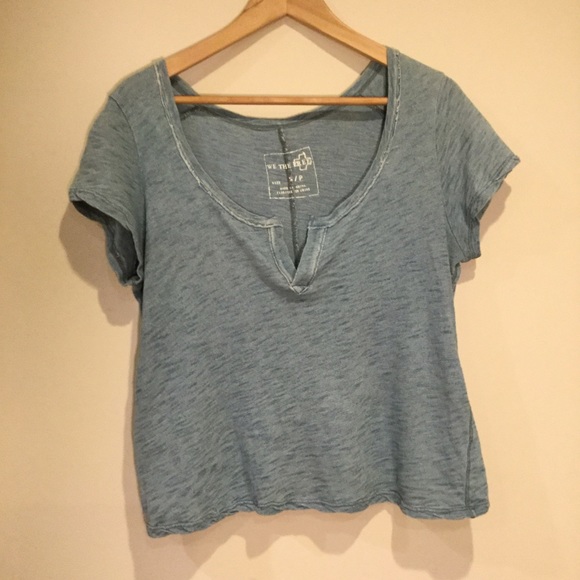 🔺Free People: Low cut Tee🔻