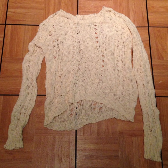 Cream la hearts sweater from pacsun