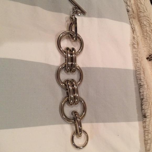 Larger Silver Buckle Bracelet