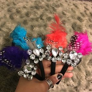 Feathered headbands