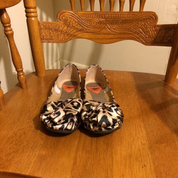 Animal Print Rocket Dog Flats