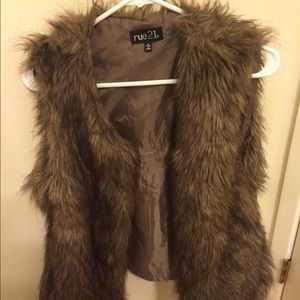 Fur coat never worn