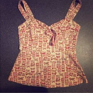 ❌SOLD❌Anthropologie Retro-Inspired Top