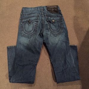 True Religion Mens Distressed Jeans