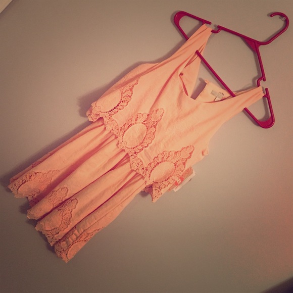 Peach sundress