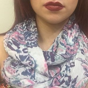 Pastel paisley printed infinity scarf