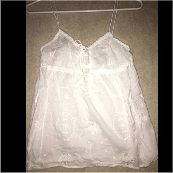 Hollister Sheer Blouse Tank Top