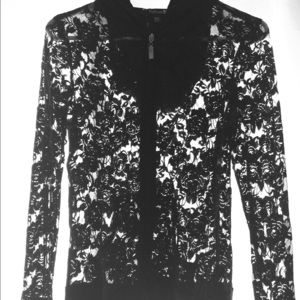 Black Lace Hoodie