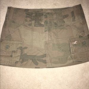 Hollister Camo Mini Skirt