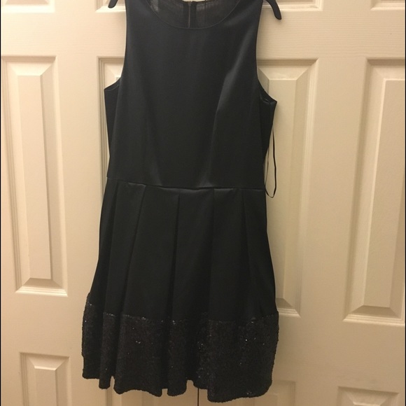 Taylor sequin fit and flare