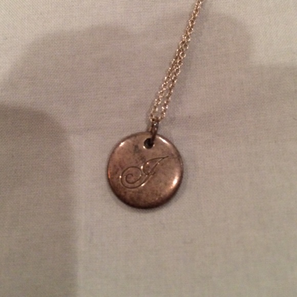Tiffany & Co "J" Necklace