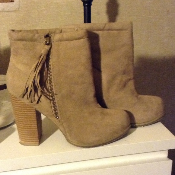 Taupe  Booties Perfect for Autumn !!