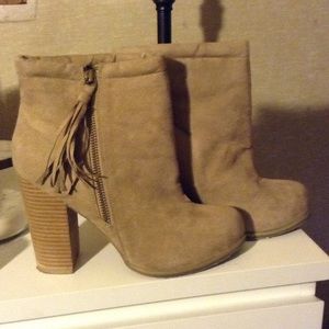 Taupe  Booties Perfect for Autumn !!