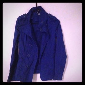 H&M Blue Jacket size Small. Like New