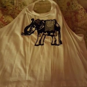 Embroidery elephant halter