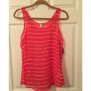 Old Navy Chiffon Striped Tank