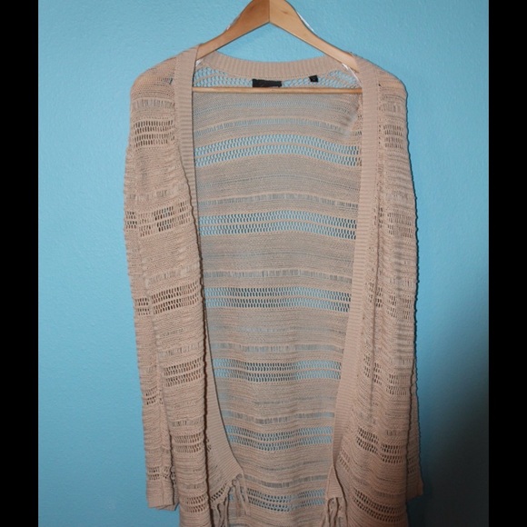 Knitted Fringe Cardigan