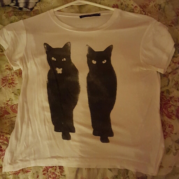 Double cat tee