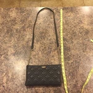 Black Kate Spade cross body bag