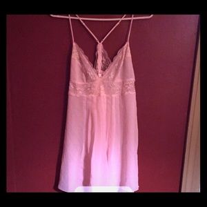 Victoria Secret NWOT pink lacy slip