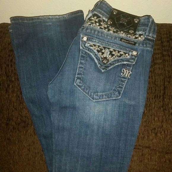 Miss me mini fleur-de-lis bling jeans!!!