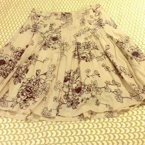 Embroidered Ann Taylor skirt