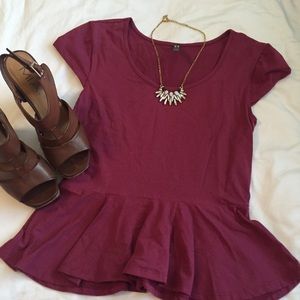Peplum top
