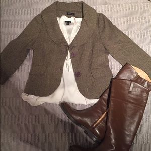 Nordstrom brand Sinequanone herringbone jacket
