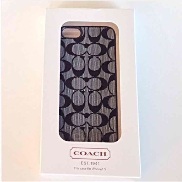 Authentic coach case iPhone 5