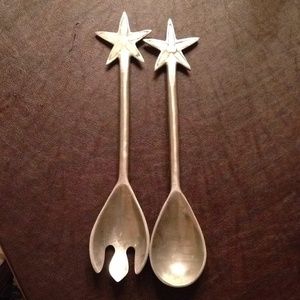 Salad utensils.
