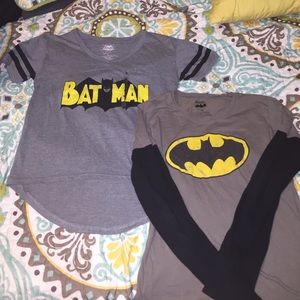 2 BATMAN SHIRTS