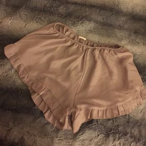 Sheer beige brandy Melville shorts 💋
