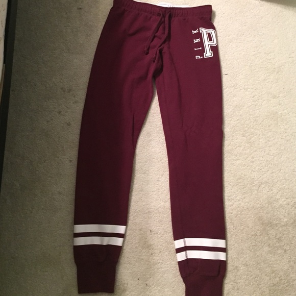 Pink jogger sweatpants