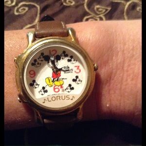 Vintage Musical Mickey Mouse Watch
