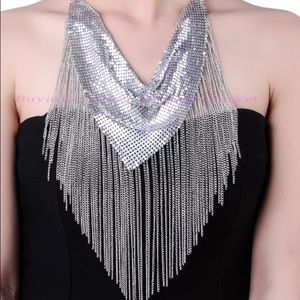 SOLD Stunning bib pendant choker classic necklace