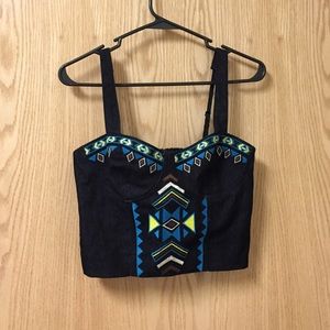 Spaghetti strap crop top