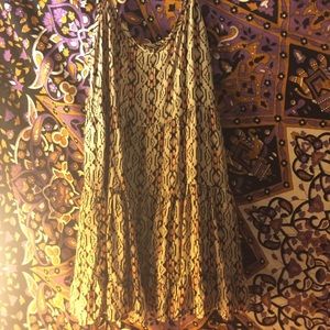 Tribal, thin strap dress