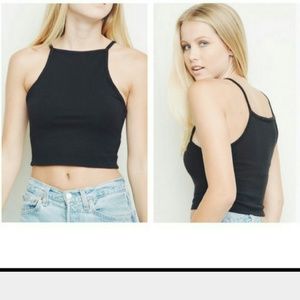 Black tank top
