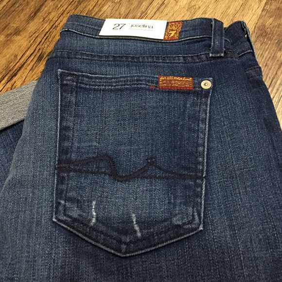 7 For All Mankind NWT skinny BF jeans - Picture 2 of 4