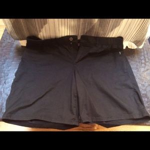 Black Above-the-knee shorts by Gloria Vanderbilt