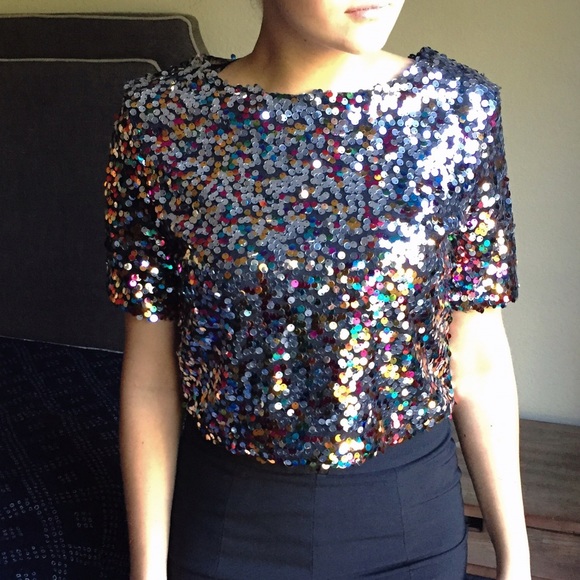 Forever 21 Sequin Top! NWOT